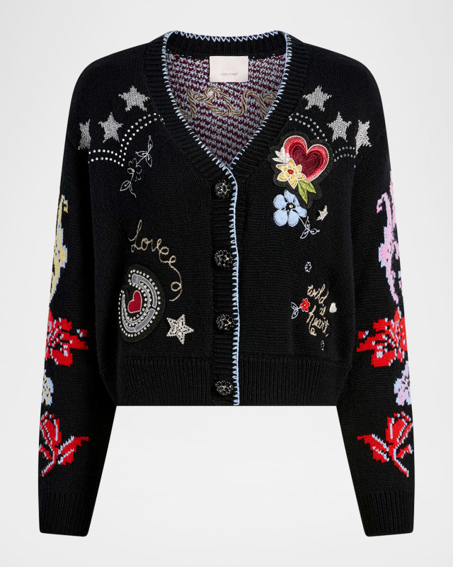 Western Collage Cardigan